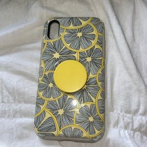 Yellow lemon OtterBox case